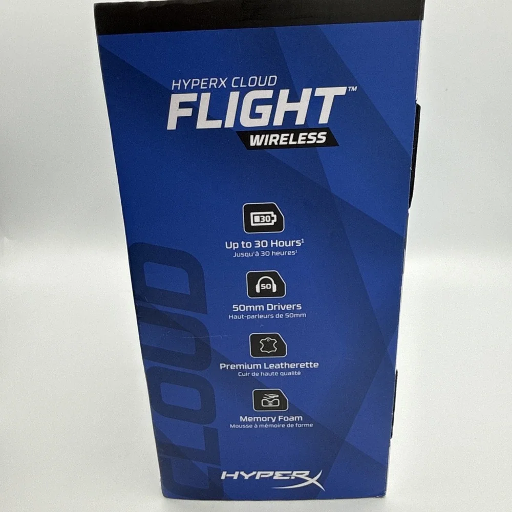 HyperX Cloud Flight-Wireless Gaming Headset 30-hour battery for PS5 and PS4*New
